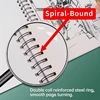 Marie's Sketchbook,160gsm/30 Sheets Heavyweight Sketch Book,for Drawing Spiral-Bound with Hard Cover for Drawing,Illustration 5