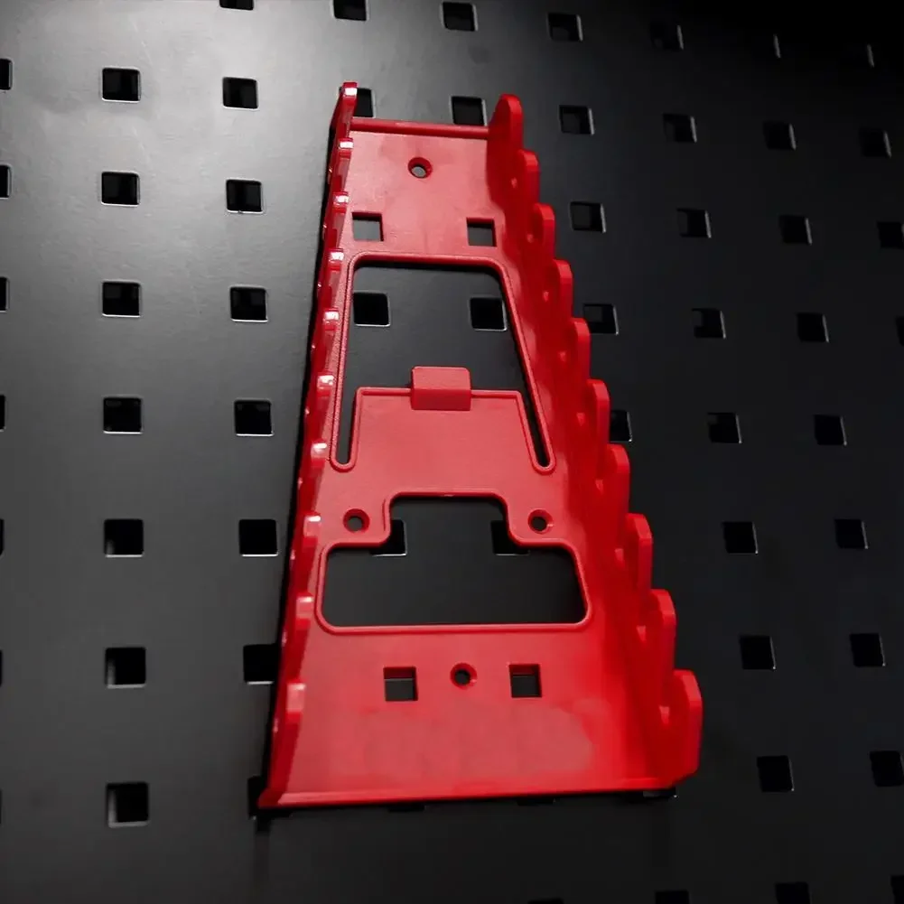 Wrench Holder Plastic Wall Mounted Tray Sockets Storage Tools Rack Sorter Standard Spanner Holders Home