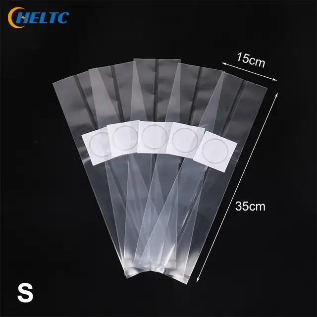 5Db Pvc Gomba Ívás Táska Edények Növekvő Ültetvényes Műanyag Magas Hőmérsékleten Ültetési Óvoda Táskák Termesztési - Image 4