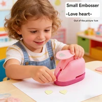 5×3×4.5cm Flower Punch, Kids DIY Paper Cut Embossing Tool, Labor-Saving Hole Punch for Scrapbooking & EVA Foam Crafts 5