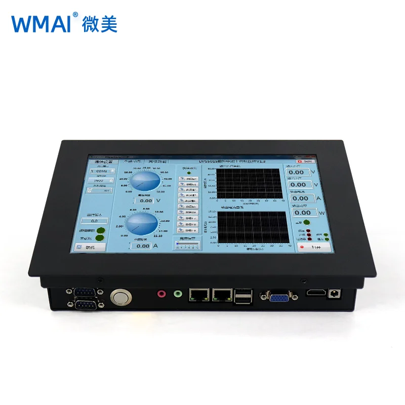 

Resistive touch industrial display high brightness monitor WIN7/10 Intel Celeron Processor J1800+2G+32G hmi touch screen panel
