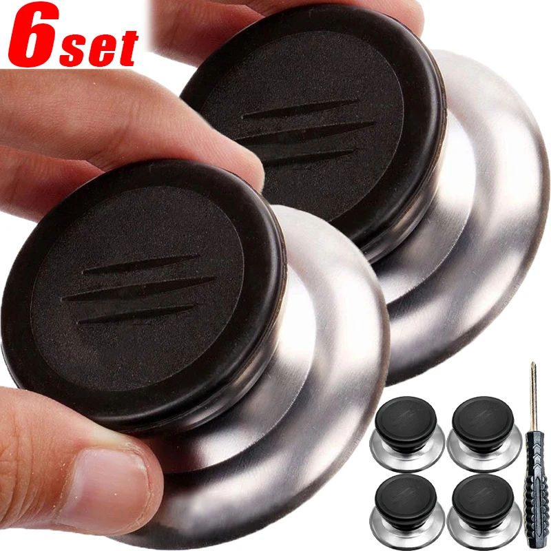 Pot Lid Handle Universal Lid Cover Kitchen Tools Knob Heat-Resistant Cooking Pan Lid Replaceable Handle Anti-Scalding Cookware Handgrip Cap, pot lid handle, pot lid knob, pot lid cover