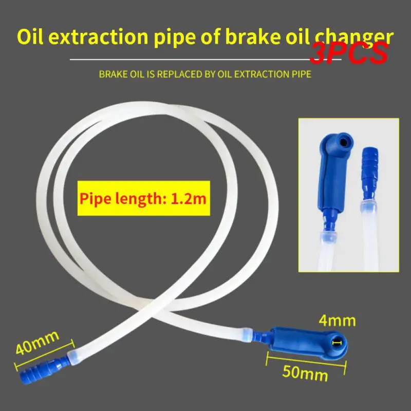 

3PCS Car Brake Fluid Oil Replacement Tool Changer Connector Emptying Pump With 1.2m Oil Pumping Pipe Oil BleedeCar Repair