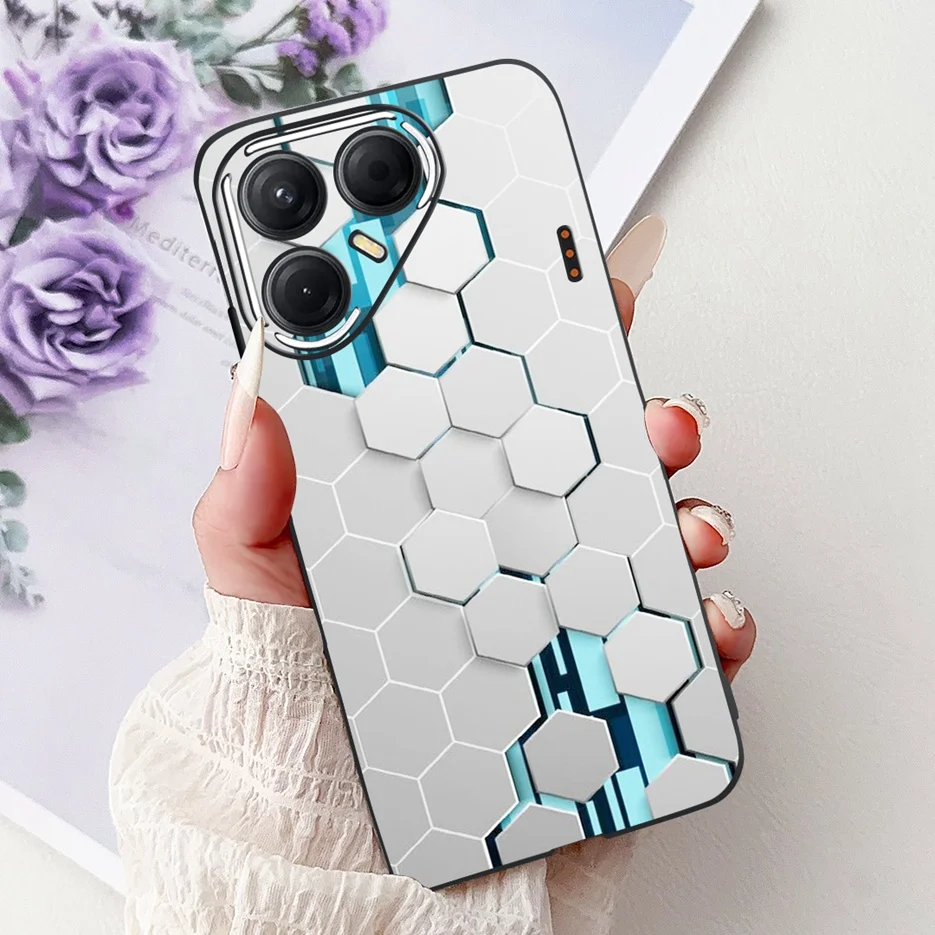 Stylish Painted Soft Silicone Phone Case Cover