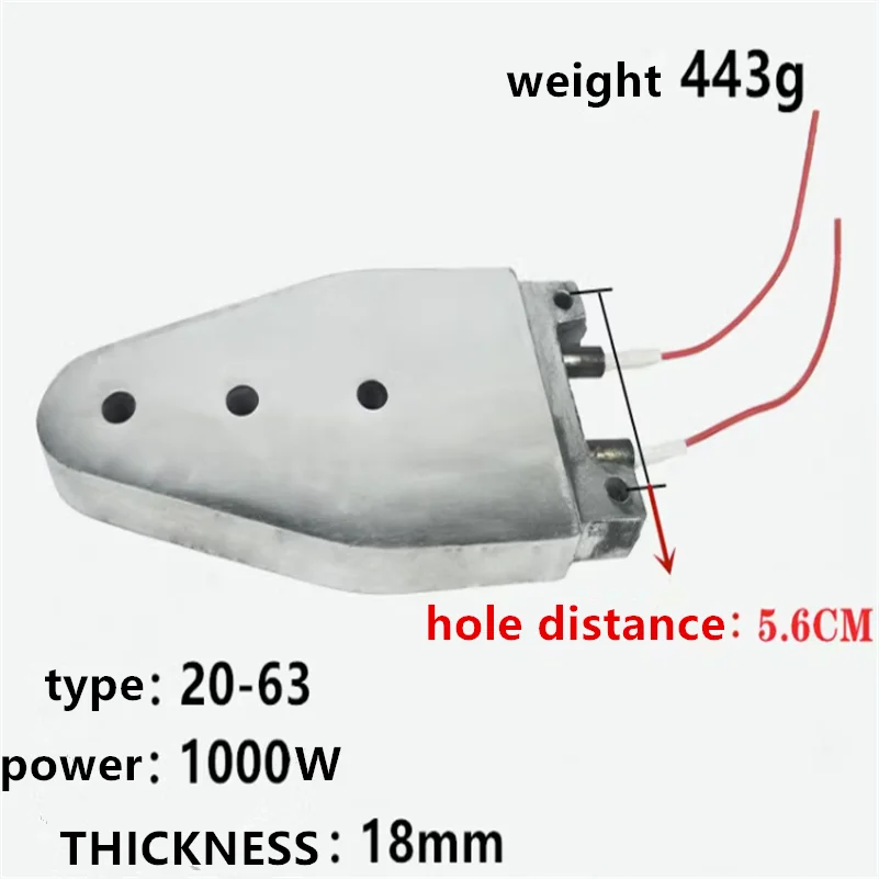 TYPE 20-63 PPR Water Pipe Hot Melt Heater Heating Aluminum Plate Butt Welding Machine Temperature Heating Plate Butt Welder 3