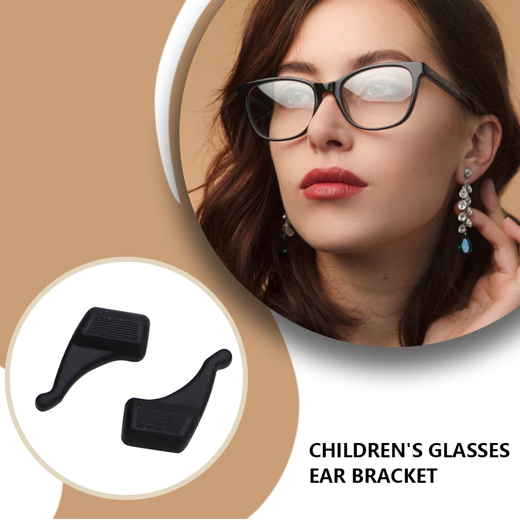 

12pcs Antislip Ear Hook Grip Anti-dropping Ears Hooks Eyeglass Temple Tip Stoppers Eyewear Leg Cover Spectacle Holder Sunglasses