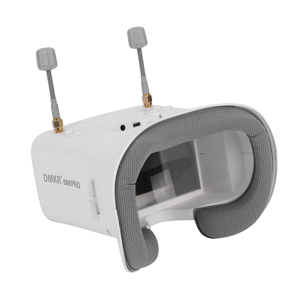 5.8G 40CH First Person View Glasses 4.3 Inch First Person View Goggles Double Antennas Accessories for RC Drone Beginner