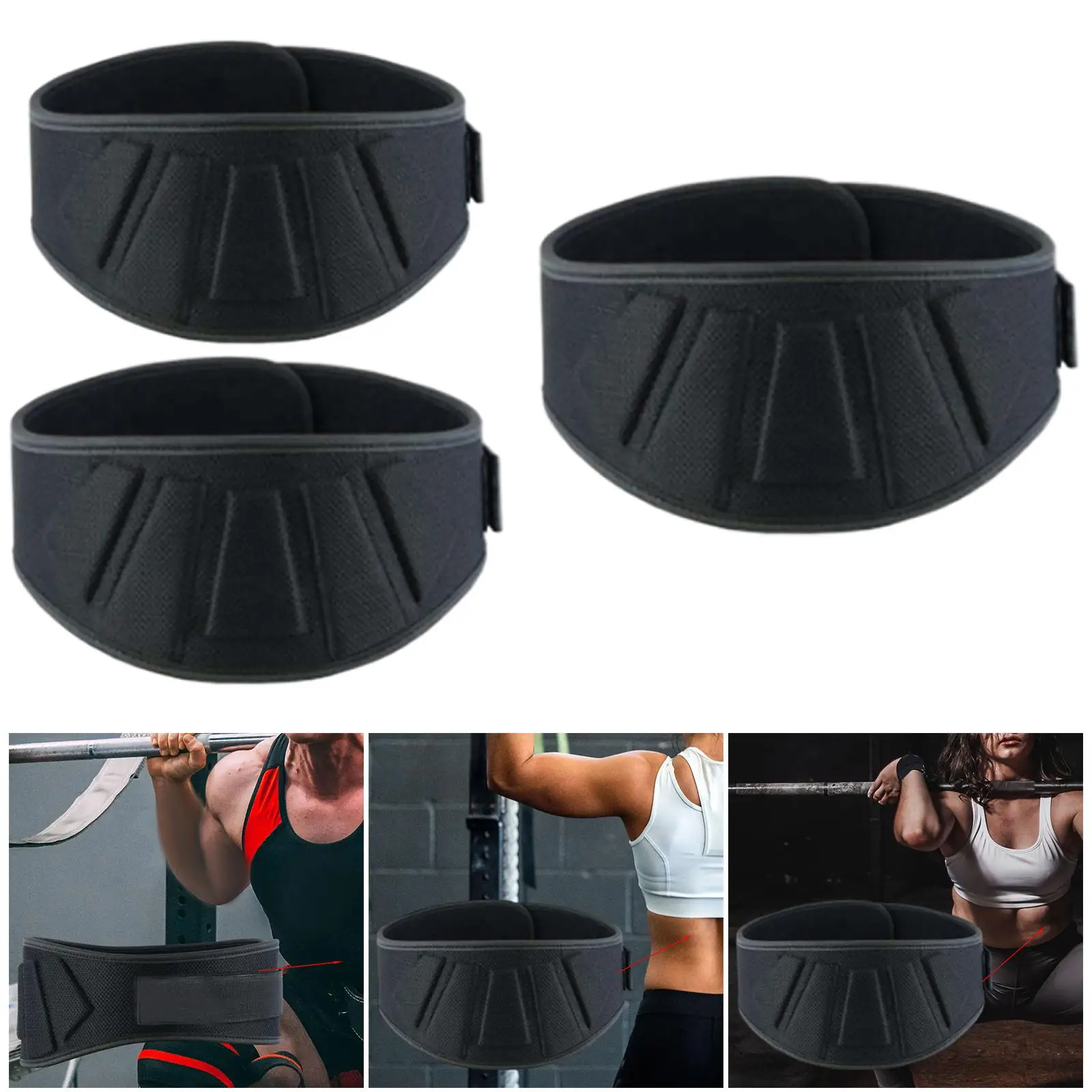 Premium Powerlifting Belt, Weight Lifting Belt, Lower Back Support for