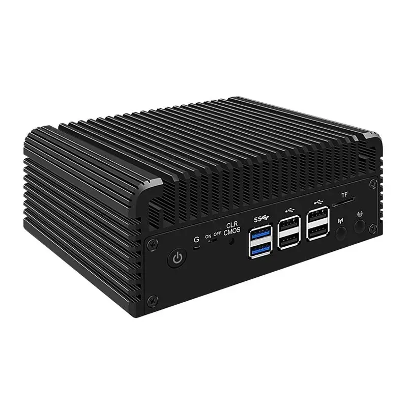 Intel Mini PC i3 N305 N355 N150 N100 Soft Router DDR5 4xi226-V 2.5G LAN Fanless Solid Firewall Computer Proxmox ESXi Host Server 2