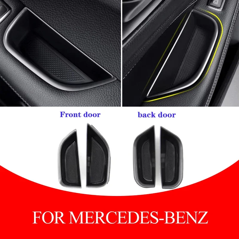 Auto Organizer Türgriff Aufbewahrungsbox Container Fach für Mercedes Benz CLA C117 GLA X156 A-Klasse W176 2013-16 Zubehör