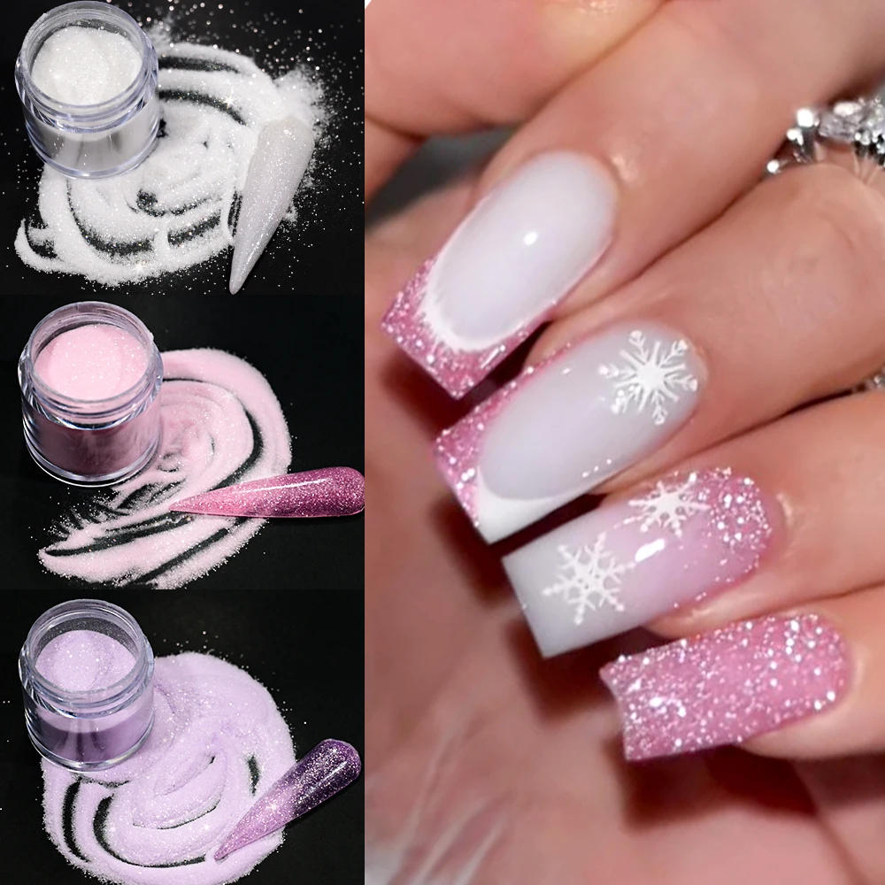 6Jars Glitter Nude Acrylic Nail Powder Set Pink Blue Glitter Acrylic Powder for Nail Extension French Manicure Carving Tool nail powder,acrylic nail powder