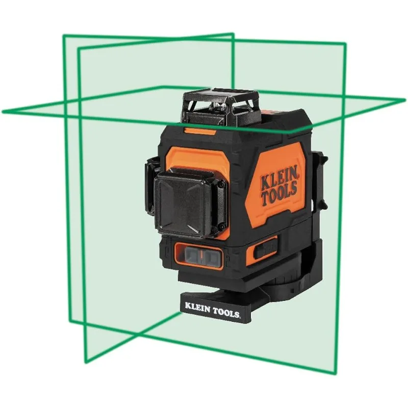 

Klein Tools 93PLL Self-Leveling Laser Level, Green 3x360-Deg Planes, Rechargeable Battery, Magnetic Mount, Class II Laser