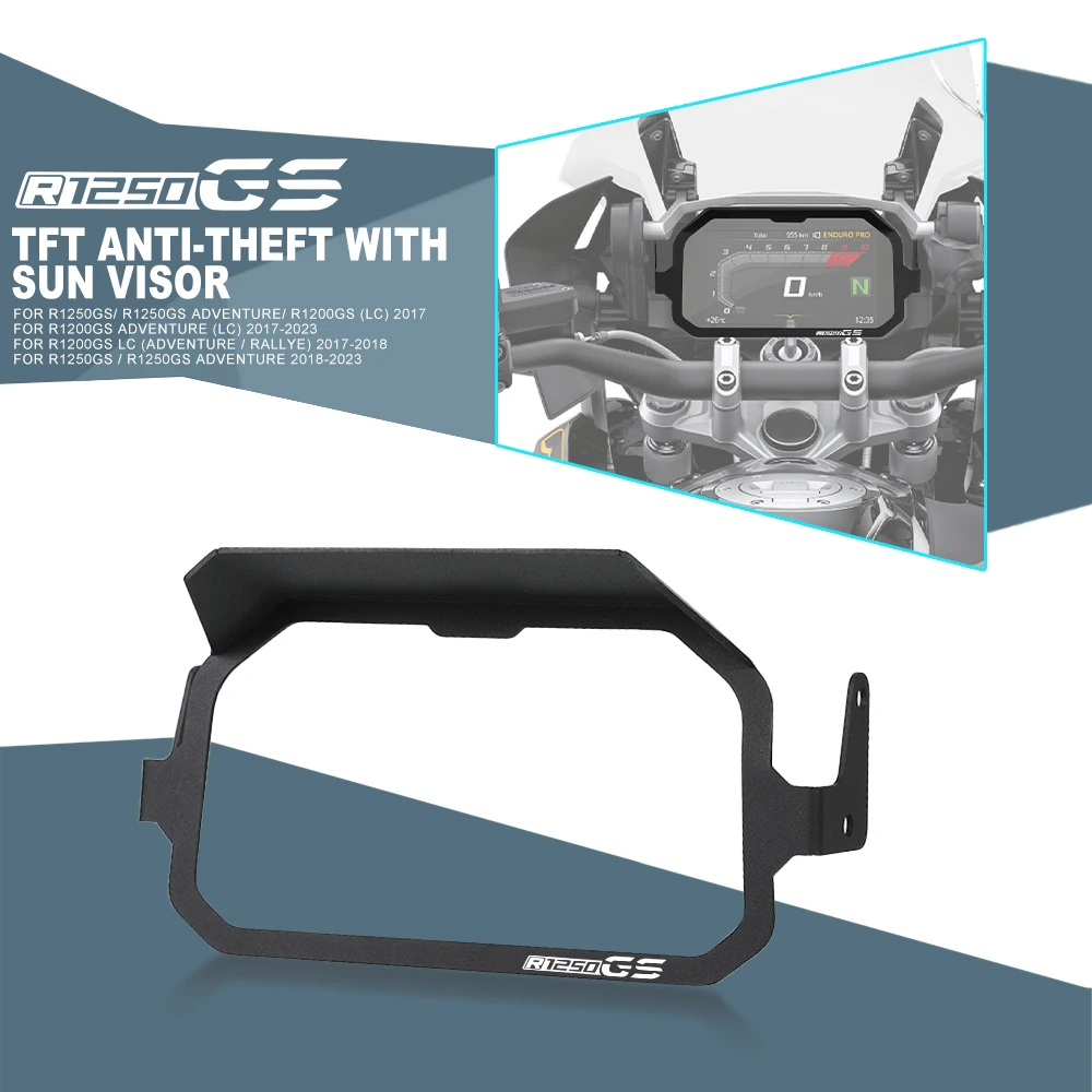 R1250gs Motorcycle Tft Anti Theft Screen Protector Cover Sun Visor For