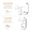 Electric Breast Pump for Breastfeeding 45℃ Constant Temperature Warming Milk Low Noise with 180ml Milk Bottle LED Screen 3