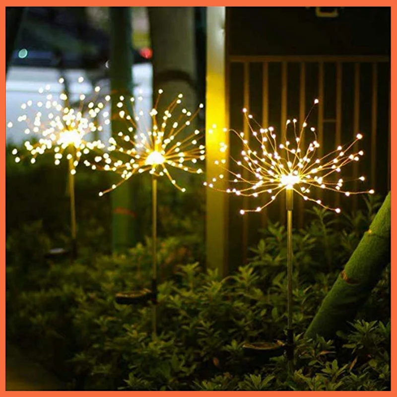 

Solar Fireworks Light Solar Led Jellyfish Lights Garden String Light Outdoor Waterproof Fairy Lamps Lawn//holiday/decor