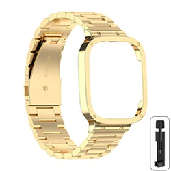 Stainless Steel Metal Strap with Protective Cover for Redmi Watch 3 Lite (G)