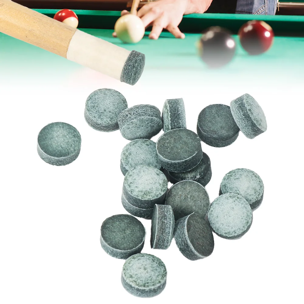 5PCS 13MM Cowhide Pool Cue Leather Tips For Black Eight Cue Nine Billiard Accessories billiard shaft billiard bridge stick