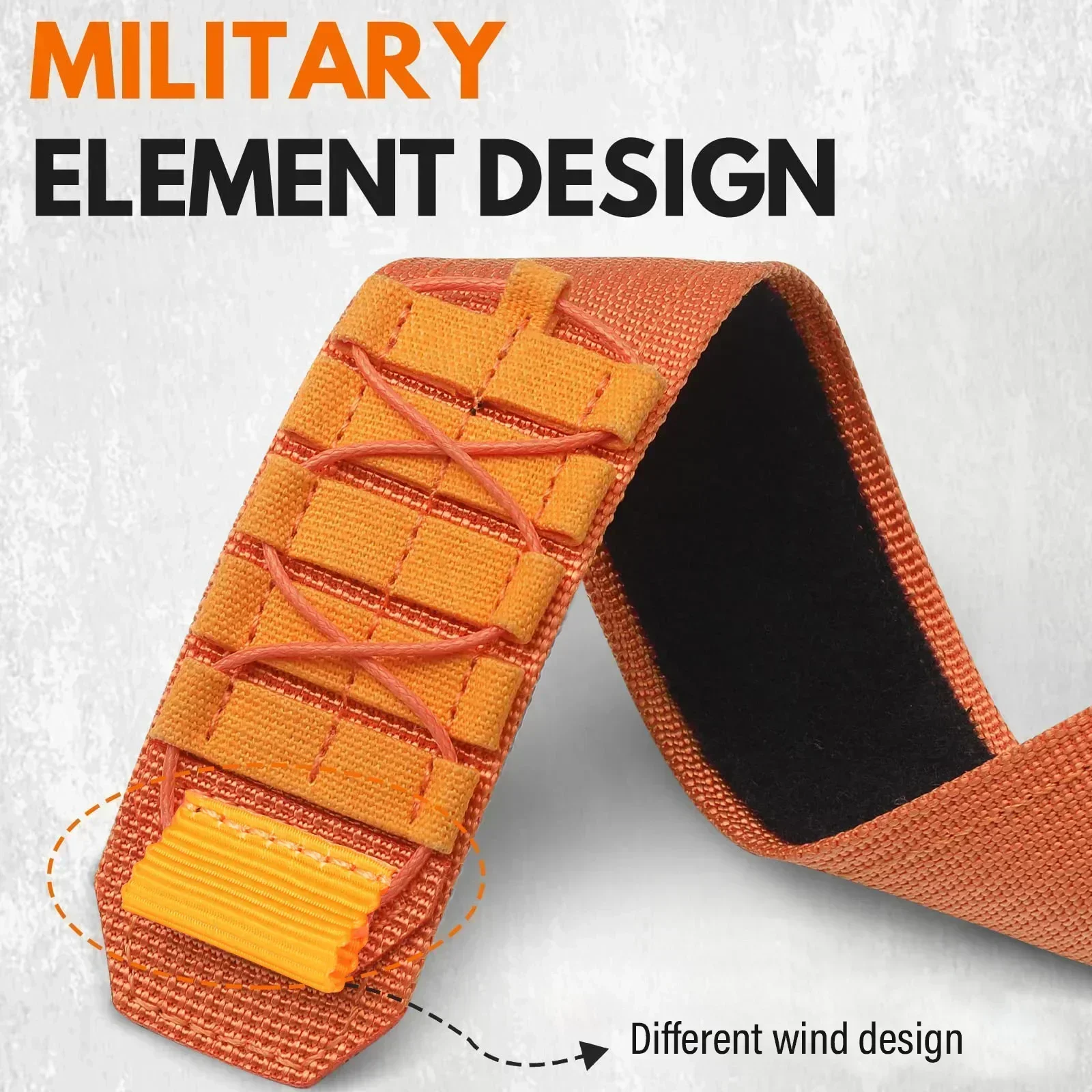 Camouflage Nylon Watch Strap - 20mm 22mm