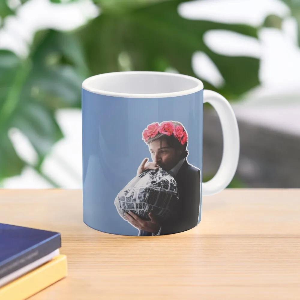 

Diego Luna blowing a Death Star Coffee Mug Glass Cup Coffee Thermal Cup Cups Of Coffee Travel Cup