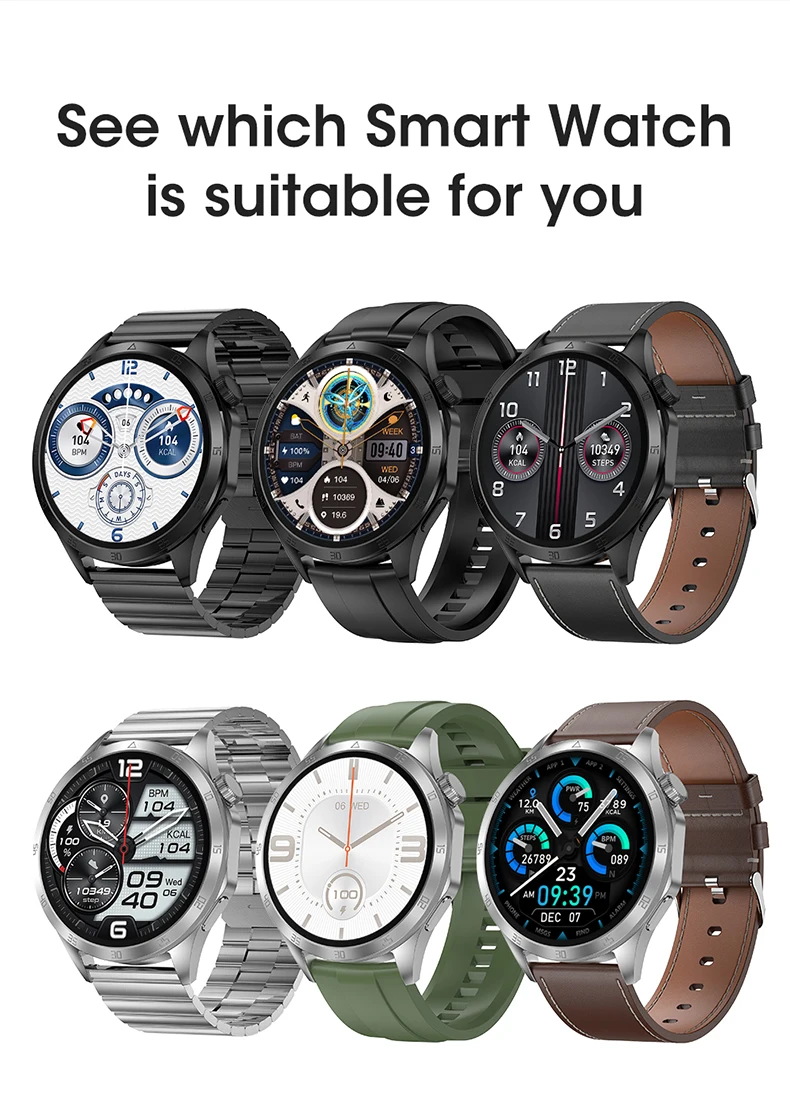  GPS ƮĿ,  ȭ Ʈġ, ȵ̵ IOS ġ 4 Ʈ ġ, 1.43 ġ AMOLED 466*466 HD ȭ, ׻ ǥ