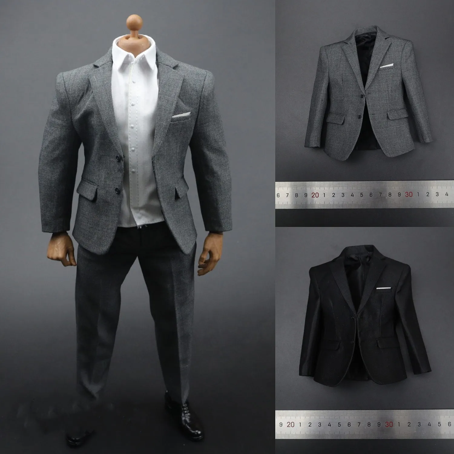 

Soldier 1/6 Model Clothing Strong Version Suit Jacket Formal Collection 12Inch Action Figure Body Doll Accessories