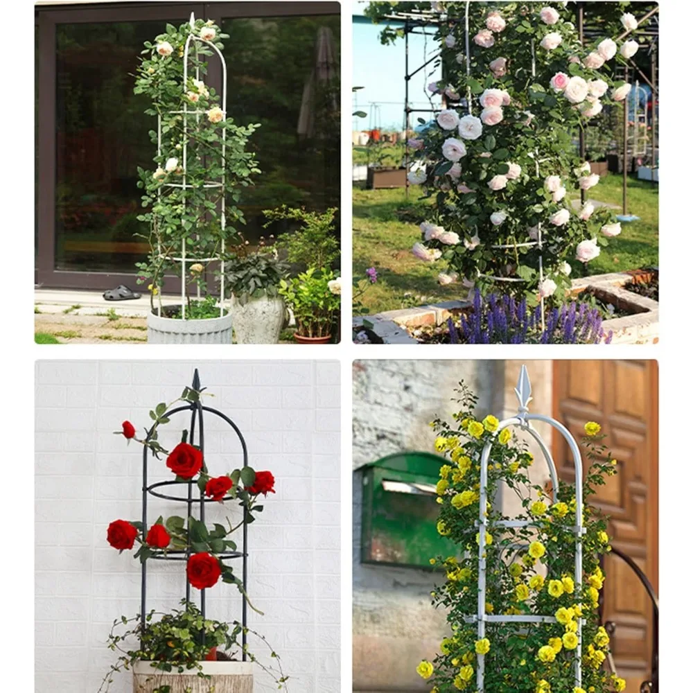 Garden Tower Metal Obelisk Trellis Plant Support 6