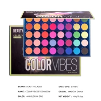 BEAUTY GLAZED Color Vibes 40 Color Eyeshadow Palette - Image 4