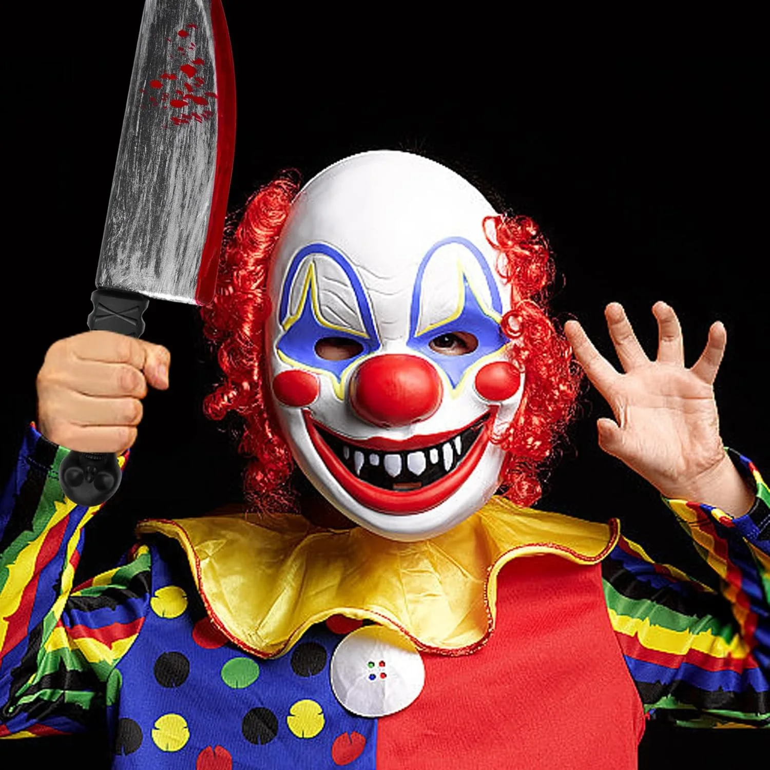 Party Photo Props Halloween Decoration Props Halloween Knife Halloween Bloody Butcher Knife Prop Scary Plastic Slasher Cleaver Knife