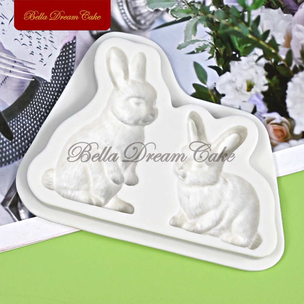 Stampo In Silicone A Forma Di Coniglio Per Pasqua - Per Caramelle E Decorazioni