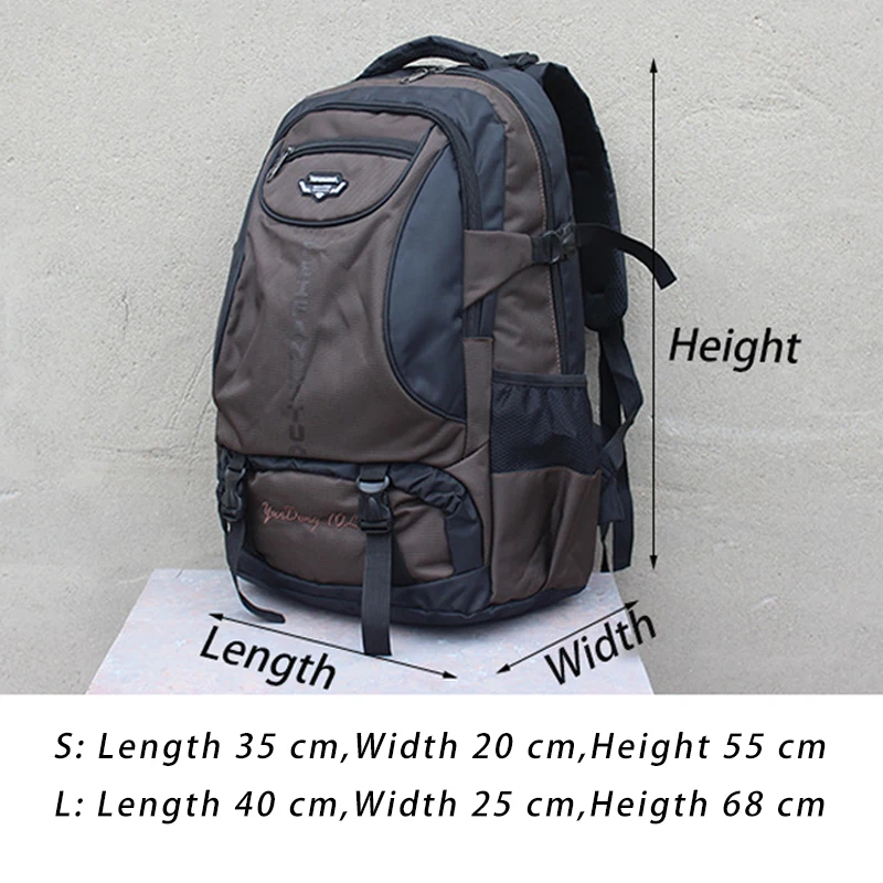 70L 85L Outdoor Hiking Backpack Waterproof Large Capacity Climbing Sports Bag Trekking Camping Mountaineering Travel Luggage Bag 4