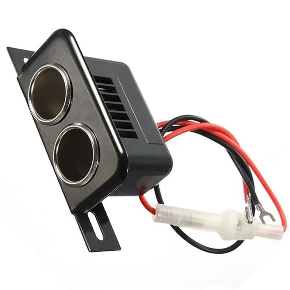 자동차 시가 라이터 소켓 2 방향 12V/10A 전원 콘센트 트럭 보트 RV 오토바이 용 듀얼 플러그 어댑터 범용 마운트 C1O9