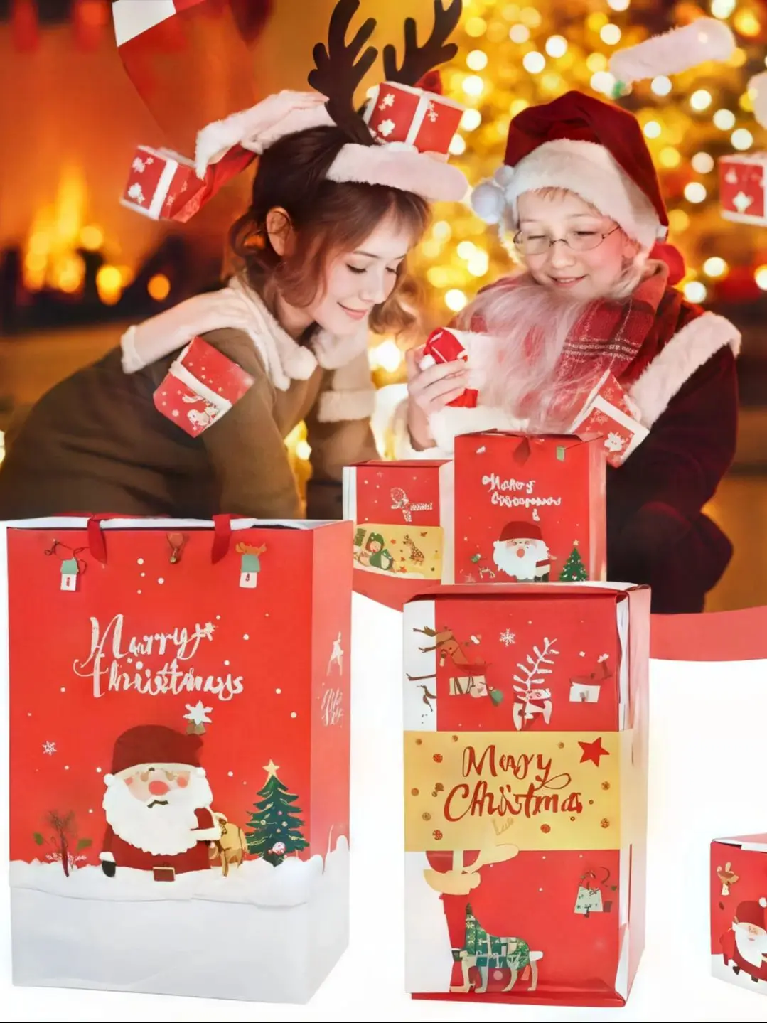 Überraschungs-Geschenkbox, Geldhalter, Weihnachts-Explosions-Geschenkbox, faltbare Pop-Up-Überraschungs-Geschenkbox! Perfekte Weihnachtsgeschenkidee! – Detail 8