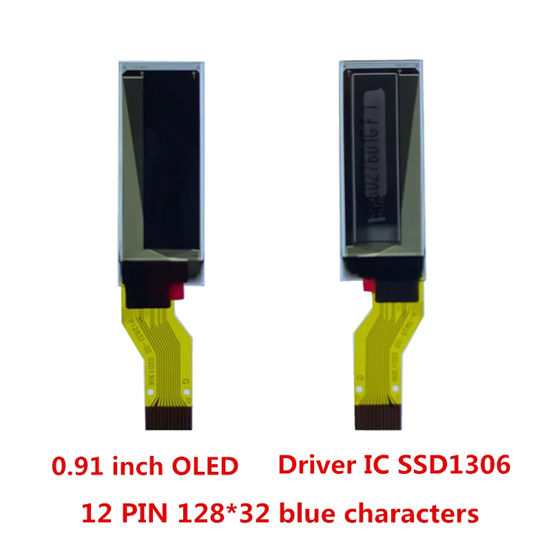 

0,91 дюймов OLED blue word 12pin 12832 точечный матричный экран Привод SSD1306 последовательный порт oled экран 0,91 дюйма