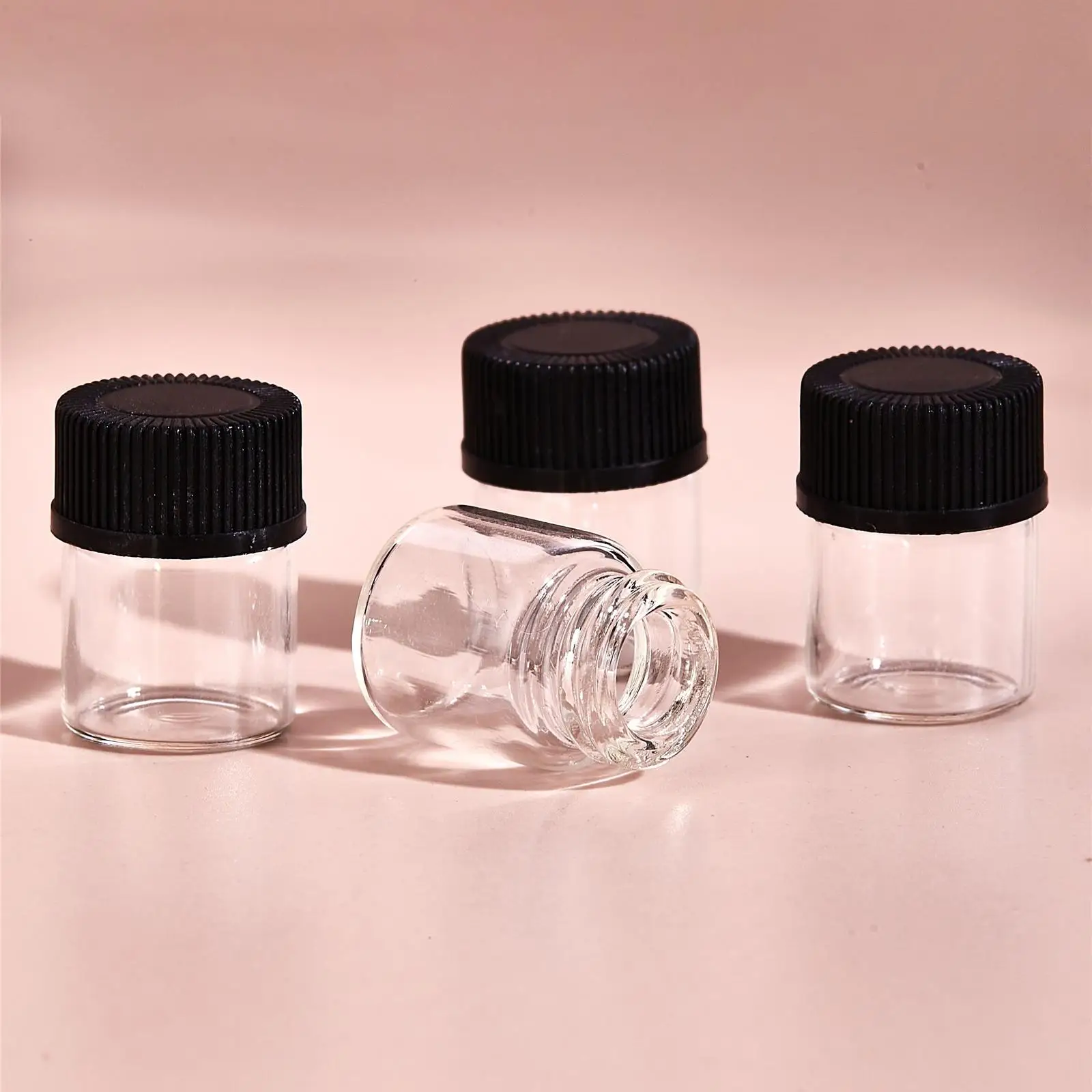 100 Pieces 1ml Essential Oil Bottles Diffuser Oil Blends Massage