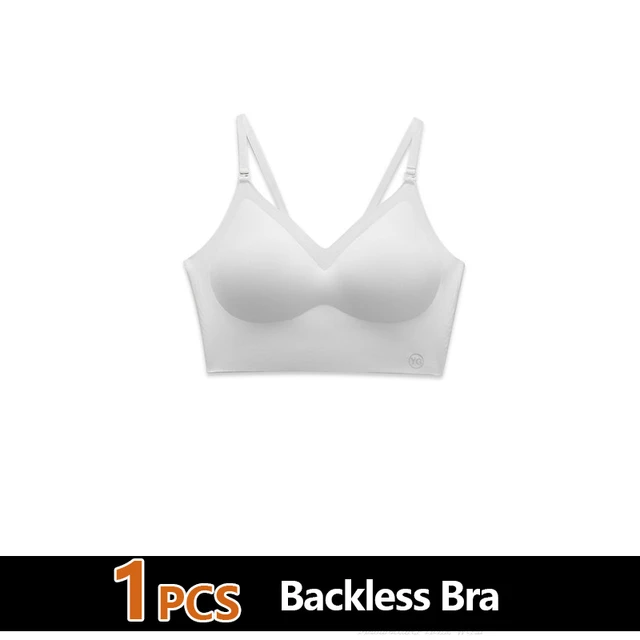 102721-dc30a7.jpg Soutien-gorge sexy dos nu pour femmes, sous-vêtements plongeants en forme de U, soutien-gorge Push Up sans couture, coupe triangle, lingerie sexy, été