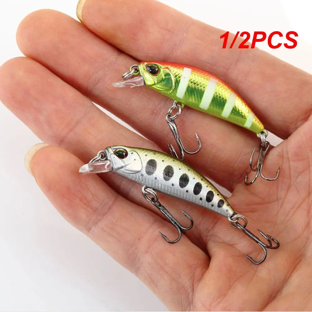 

1/2PCS Crankbait Fishhook Fishing Baits Artificial Hard Baits Fishing Gear Fishing Lure For Sea Fishing Tackle Pesca