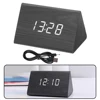 Package Content 1 Data Cable 1 Instructions 1 Wooden Alarm Clock Wooden Wood Clock LED Alarm Digital Desk Clock 1