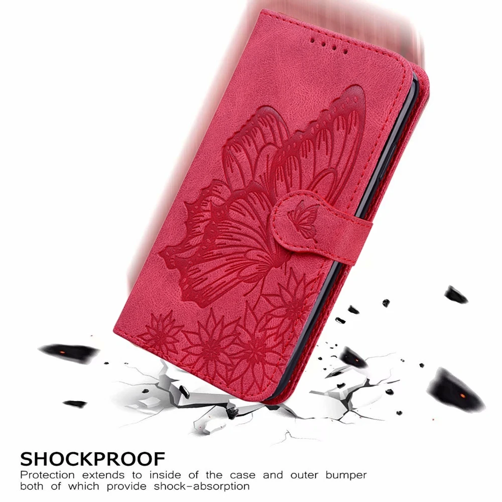 Premium Printed Leather Phone Wallet Case - Stylish and Durable Accessory