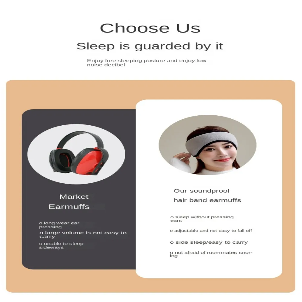 Warm Earmuffs Coldproof Soundproof Earmuffs Windproof Comfortable Women Lady Ear Muffs Sleeping Noise Reduction Earflap Eyes Bandage