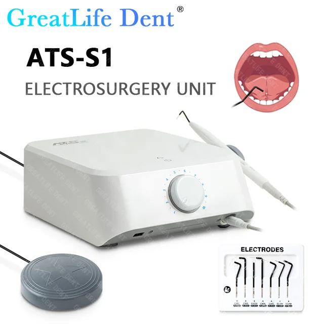 GreatLife Dent ATS-S1 40W High Frequency Electric Knife Oral Surgery Dental Machine Dental Electro Surgery Electrosurgery Unit