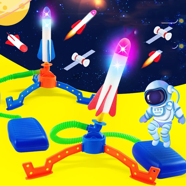 Flying Rocket Toys Feet Step on The Sky Launcher Flying Parent-child Interactive Puzzle Games Children Outdoor Sports Boys Toys 1
