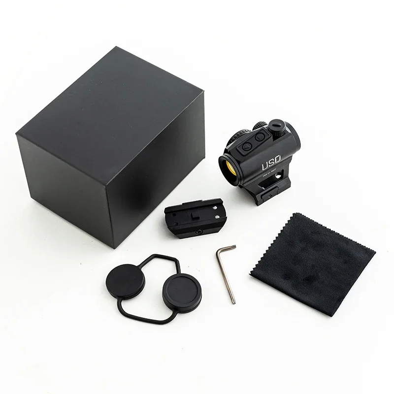 Hunting Glock U.S. Optics TSR-1XRed Dot Sight 5 MOA Dot Reticle 1x BlackUSO Riflescopes Fit Picatinny Mount Scope