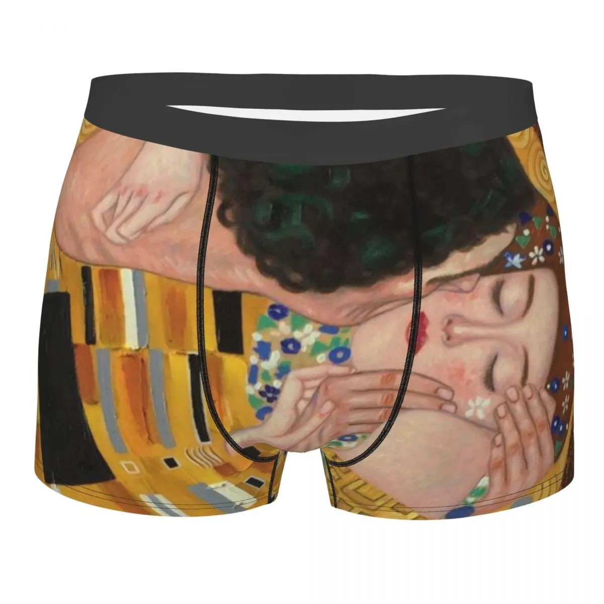 

Нижнее белье The Kiss By Gustav Klimt, Мужские дышащие трусы-боксеры с рисунком