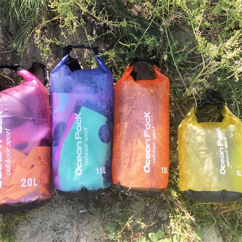 Waterproof Dry Bags 2L 5L 10L 15L 20L Storage Pack Pouch Swimming Trekking Rafting Boating Kayaking