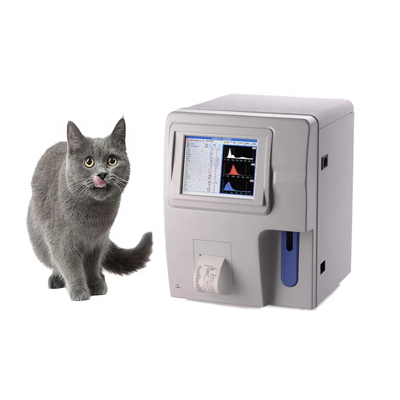 Laboratorio Full Test Count Machine Cbc Hemogram Hemat Ology Analyzer 3 Parti Animal Veterinary Auto Hemat Ology Analyzer