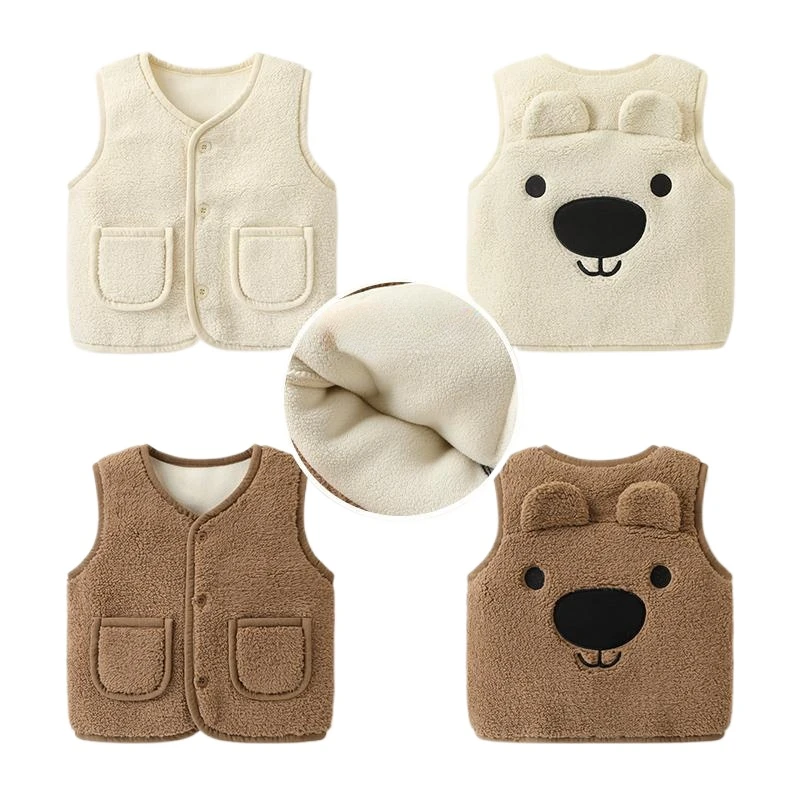 Gilet En Polaire Pour Enfant Et Bébé - Manteaux D'hiver En Polaire