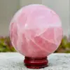 1pcNatural Rose Quartz ball Crystal Reiki Healing home office decorative craft gifts 6