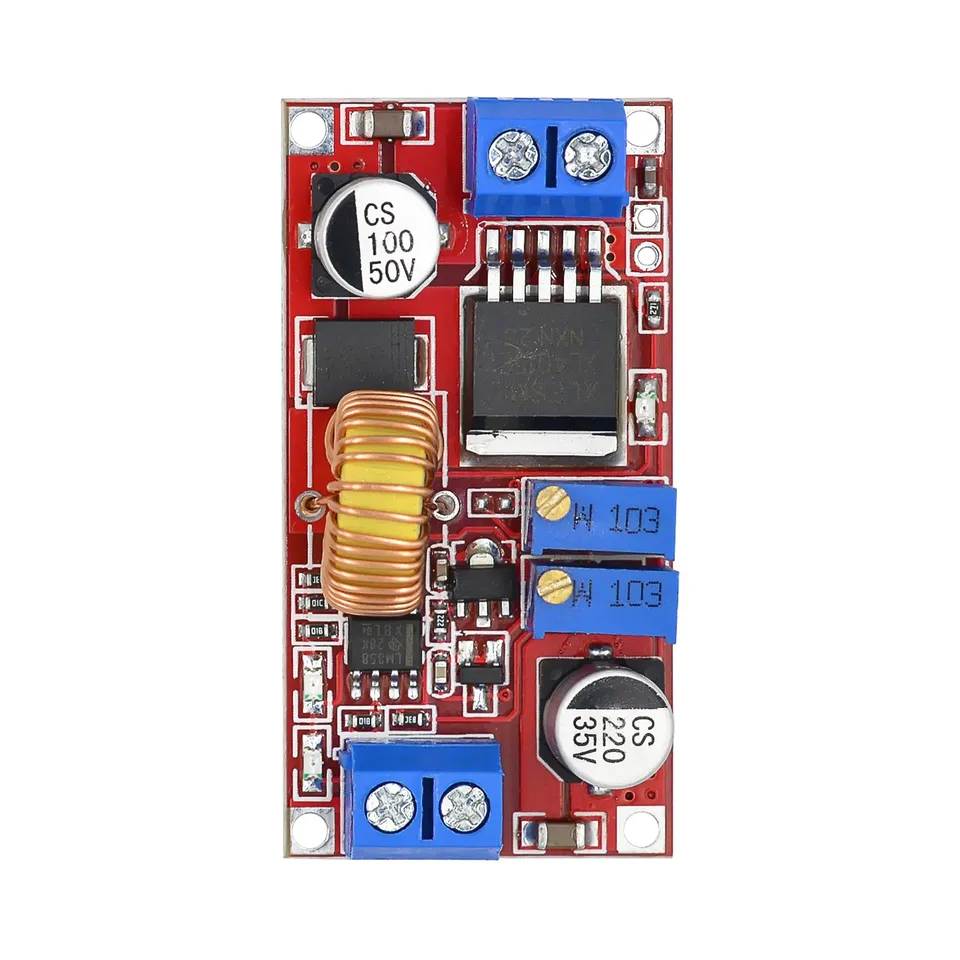 XL4015 Modulo Buck DC-DC Regolabile - Convertitore 4-38V A 1.25-36V, 5A, Per Batterie Litio (3 Pezzi) - Foto 4