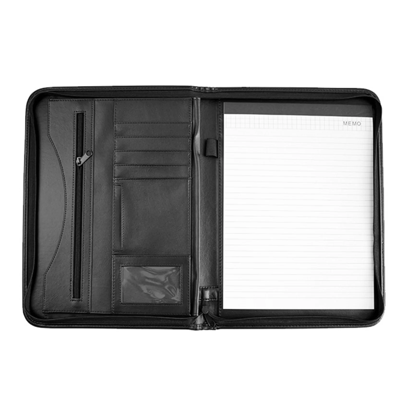 

A4 PU Leather Folder Multi-Function Office Organizer Planner Notebook School Office Folder for Documents