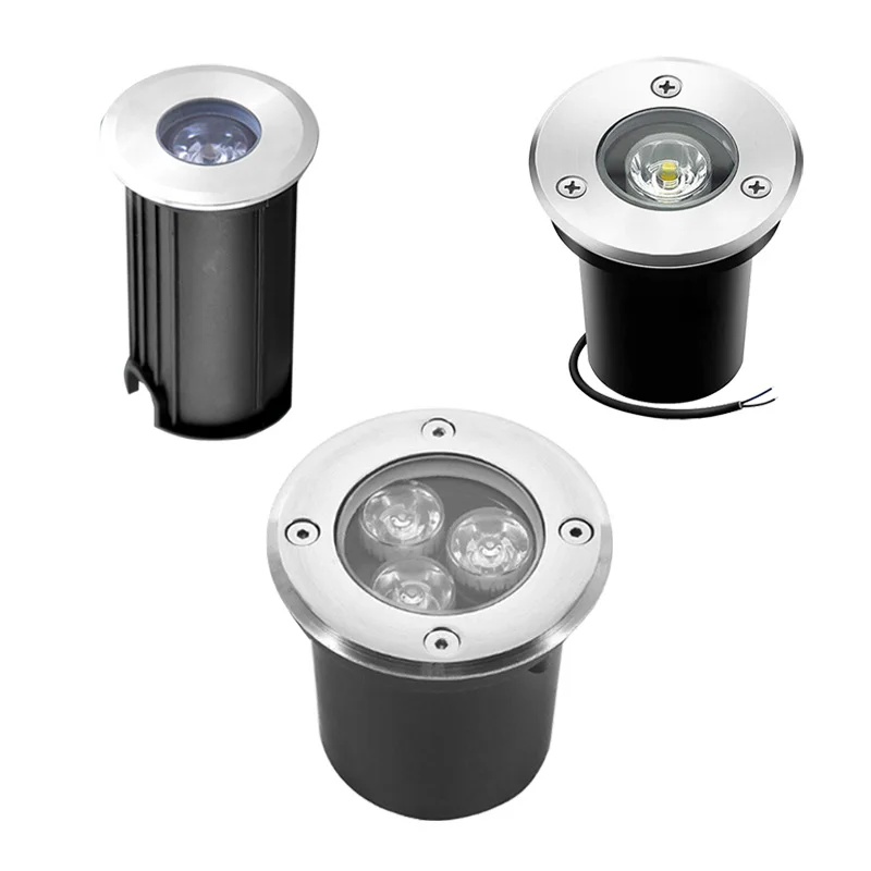 Waterproof Led Light Garden Underground 3W 6W 10W 14W 18W Outdoor Buried Garden Path Spot Recessed Inground Lighting 220V DC12V Led Underground Light